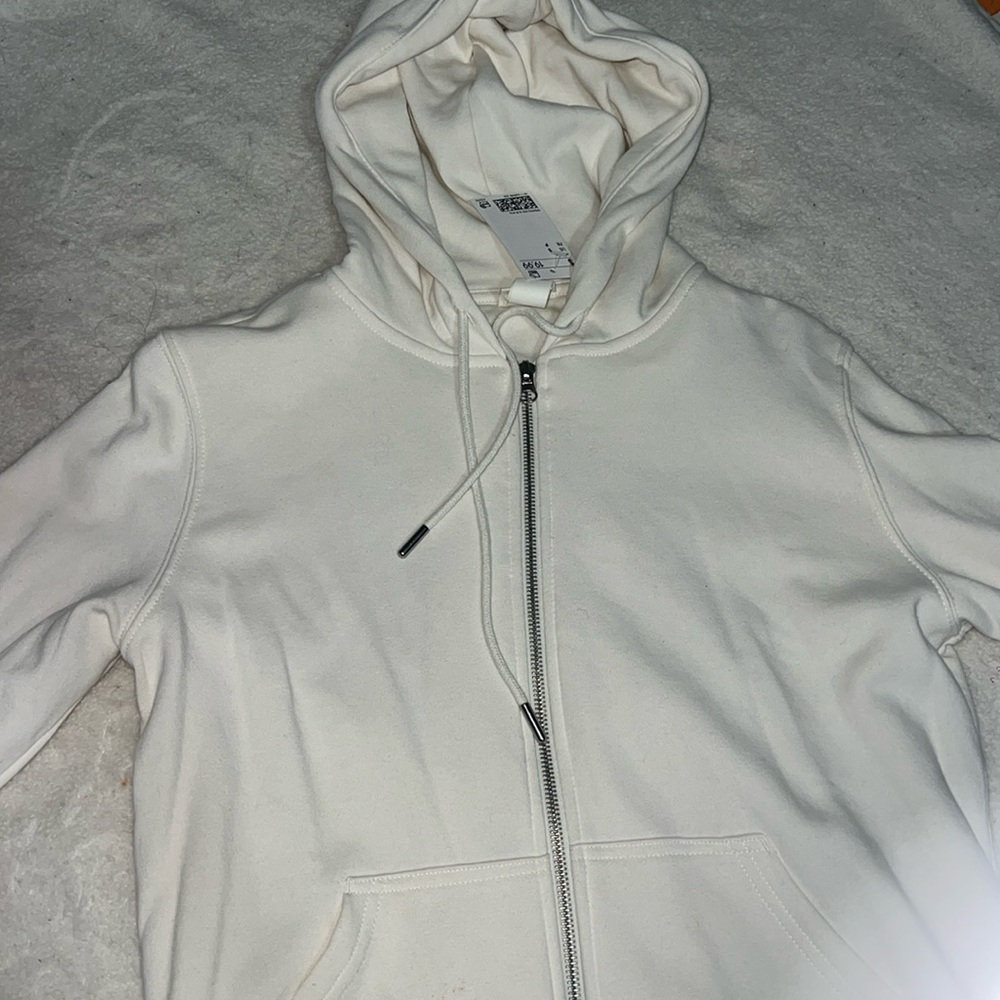 White H&M hoodie